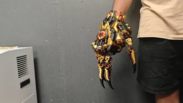 Modelo para impresión 3D: 毁灭之爪(手指可动 多材料多色打印) — vista de referencia 2