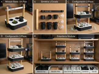 Cultivo modular con semillero auto-riego - ArreLab