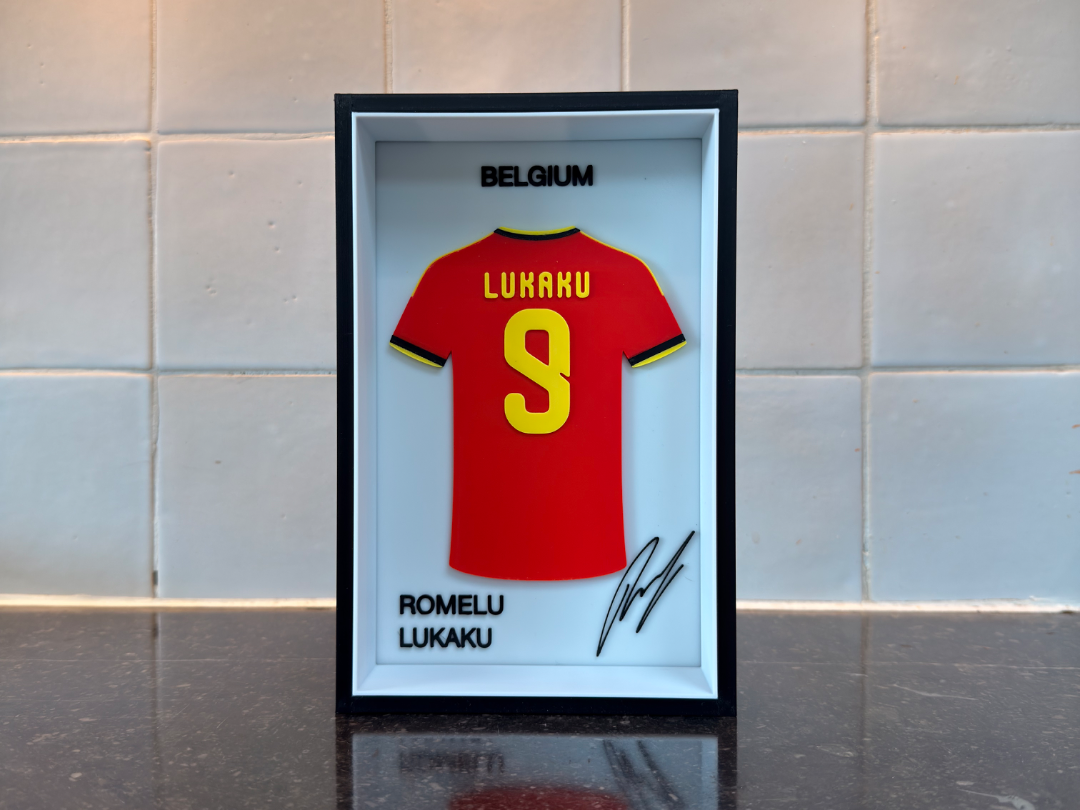 Romelu Lukaku - Belgium - Jersey Frame
