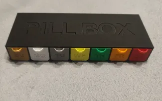 Pill box weekly - two wariants