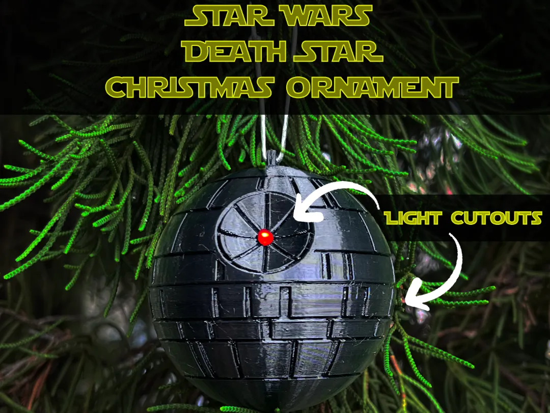 Ornement de Noël Étoile de la Mort