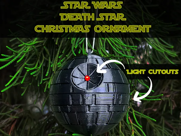 Ornement de Noël Étoile de la Mort