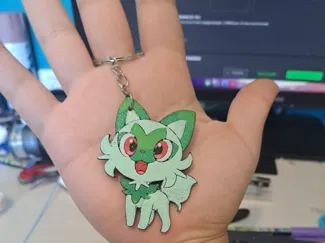Sprigatito keychain