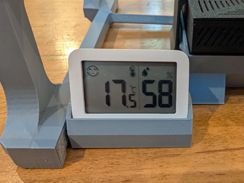 Rectangular Hygrometer for Drybox Sterilite 20Qt