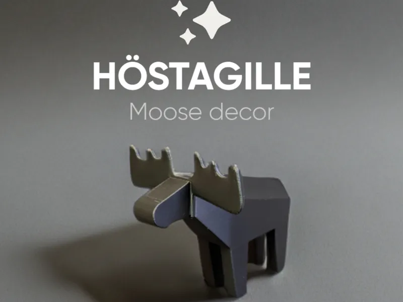 HÖSTAGILLE - Moose decor