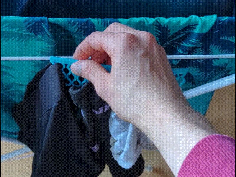 IKEA JALL Drying Rack Sock Clip Rail