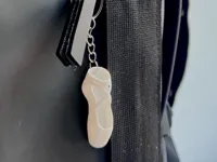 Kleiner Ballettschuh Schlüsselanhänger