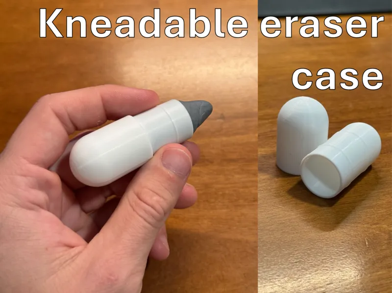 Kneadable eraser case