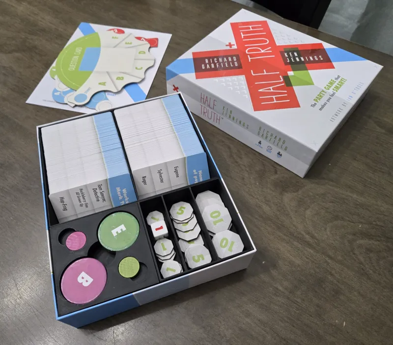 Half Truth Board Game Organizer