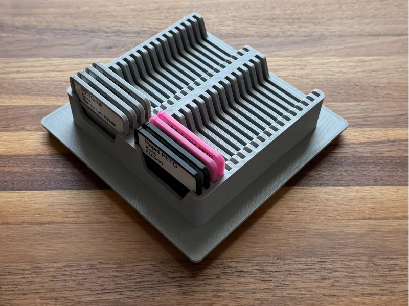 Gridfinity Filament Swatch Holder