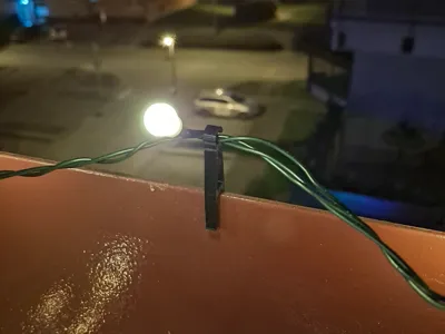 Terrace Christmas Lights holder