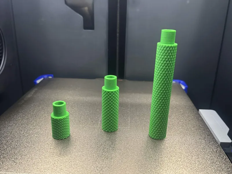 Airsoft AEG Barrel Extensions (1", 2", and 4")