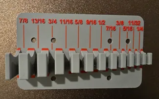 Pegboard Wrench Holder