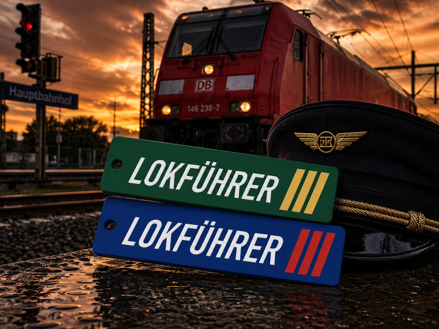 Schlüsselanhänger Lokführer 