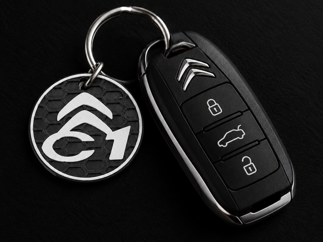 Citroën c1 Car Logo Keychain 3D model