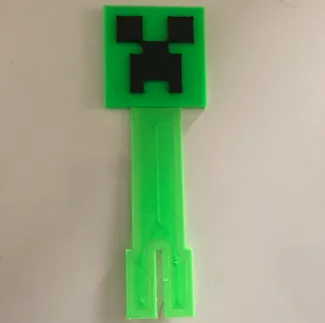 Minecraft creeper bookmark