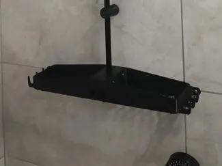 Black Shower Organizer