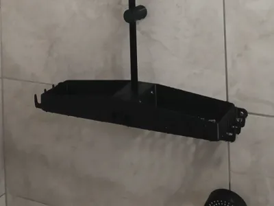 Black Shower Organizer