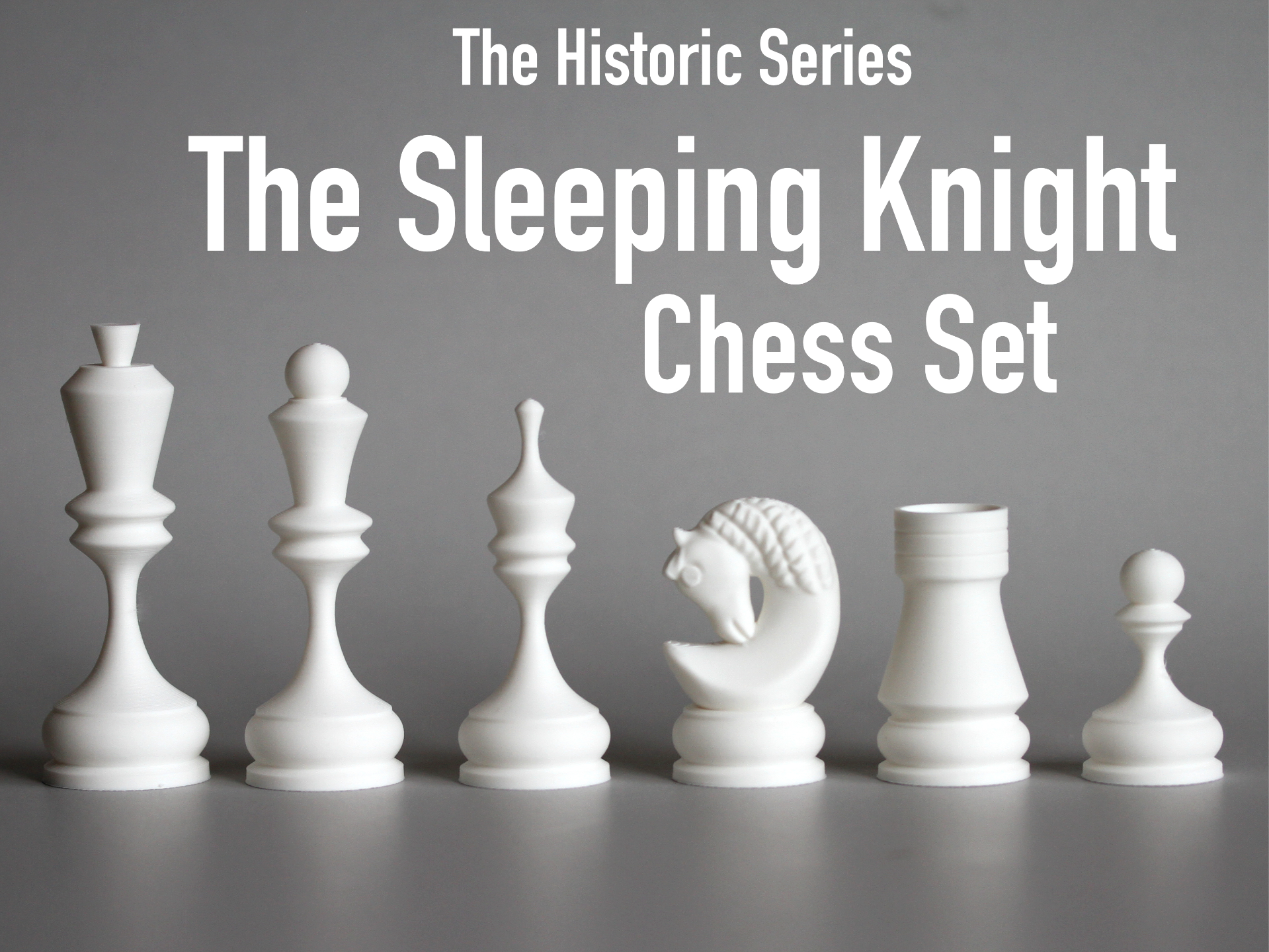 Sleeping Knight Chess Set