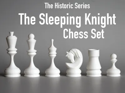 Sleeping Knight Chess Set