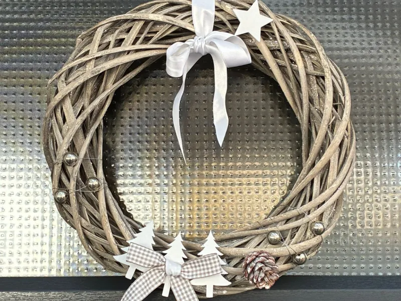 Tannenbaum Deko für den Adventskranz