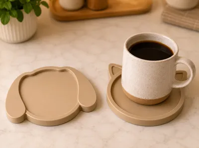 Cat & Dog Coaster Set
