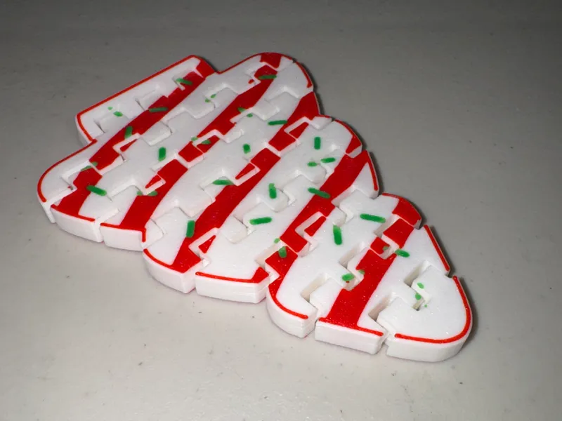 Christmas Tree Cake Flexi Toy