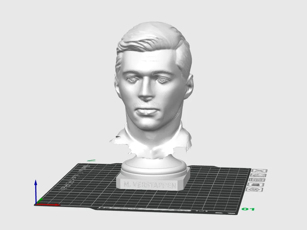 Max verstappen bust by mvtto makerworld