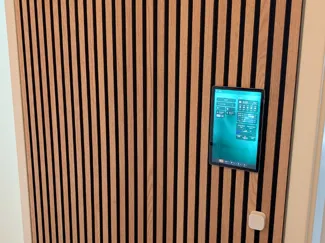 Floating Tablet Kiosk Wall Mount Acustic Panel