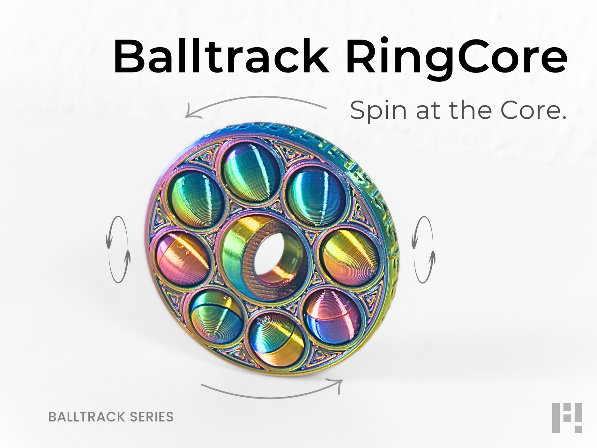 BallTrack Ring Core - Spin & Orbit Fidget 