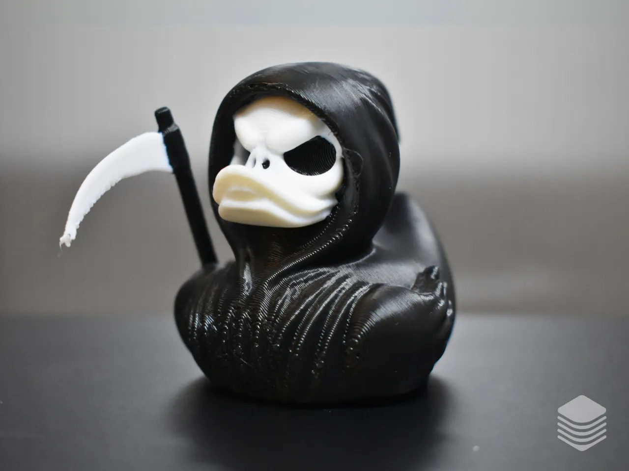 Halloween Grim Reaper Duck view 4