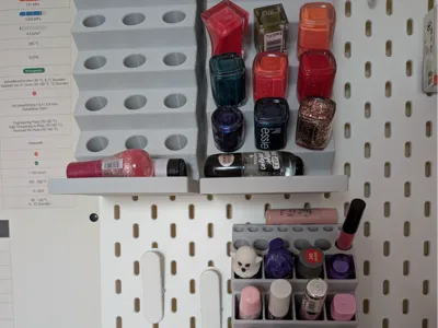 Cosmetics Holder - Ikea Skadis