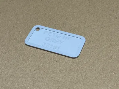 25 X 50 mm filament sample