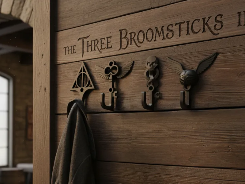 Harry Potter-Style Hooks – Wall Mountable