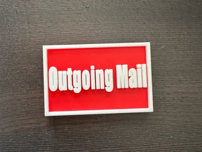 Outgoing Mailbox Magnet