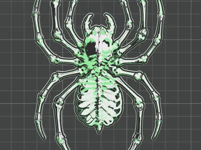 Flexi Glow Spider