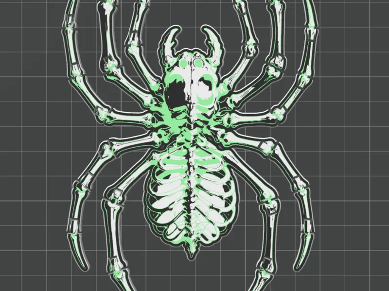 Flexi Glow Spider