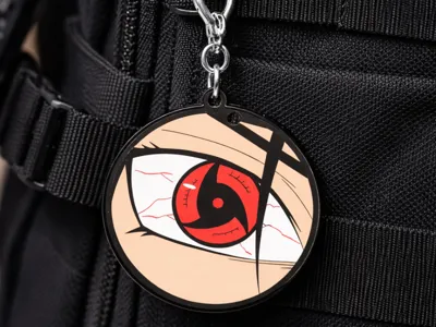 Backpack Charm - Itachi's Sharingan Eye