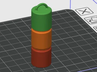 AA Battery Keychain