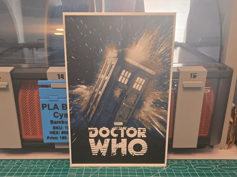 Doctor Who Series Poster - Hueforge Art