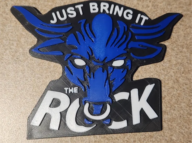 Just Bring It | The Rock | WWE Logo