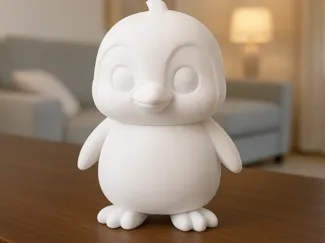 Cartoony penguin