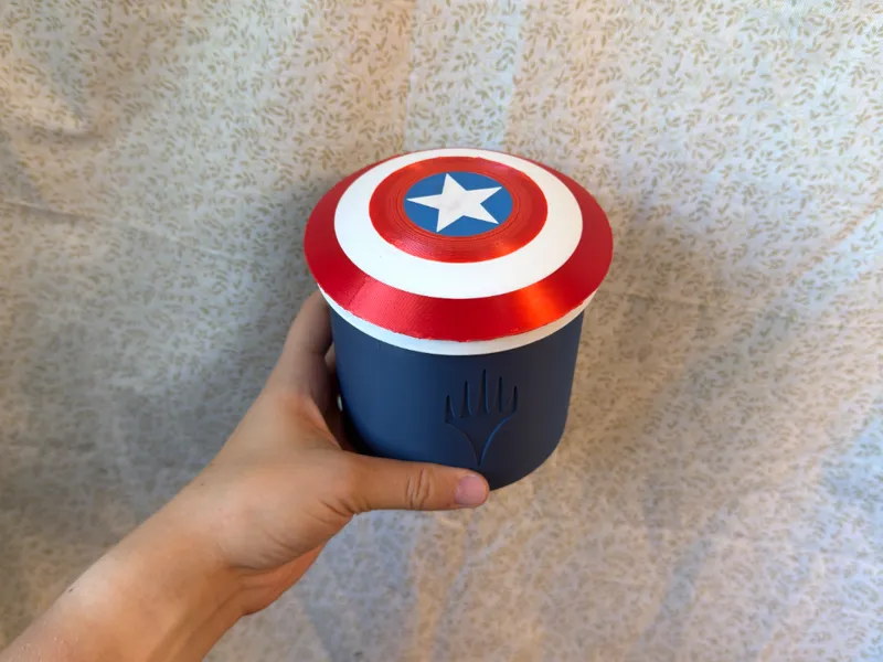 Captain America Shield Commander Deck Box