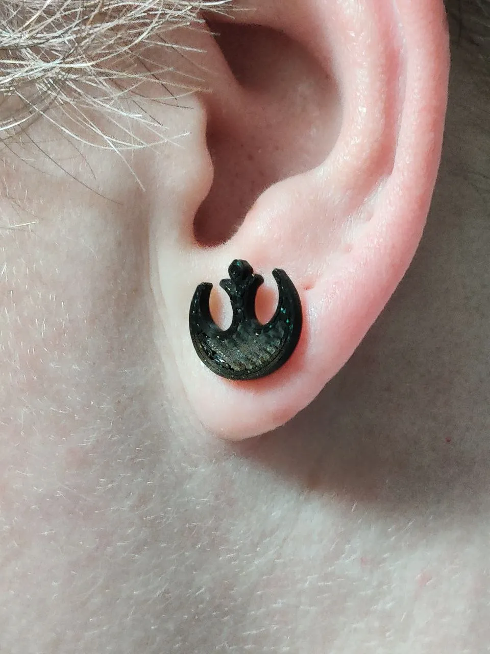 Star Wars Rebel Earrings stud view 3