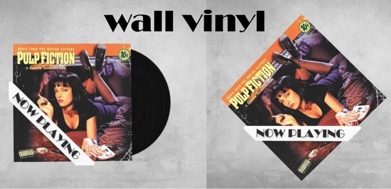 wall support for vinyl records