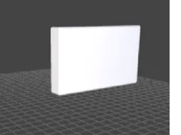 rectangle 60mm 100mm 15mm