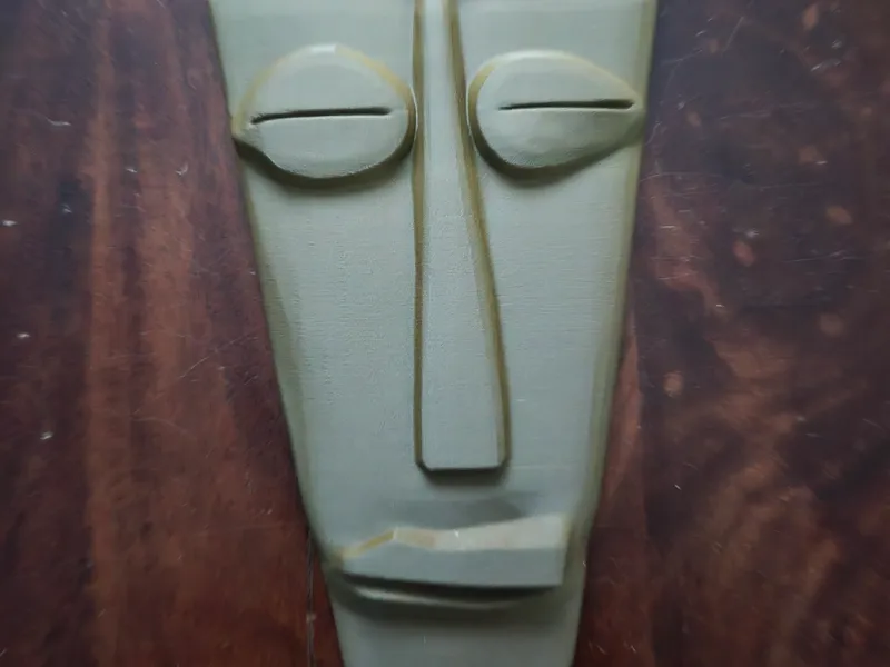 Minimalist Tiki Mask