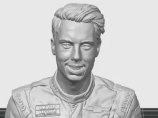 Carson Hocevar Statue