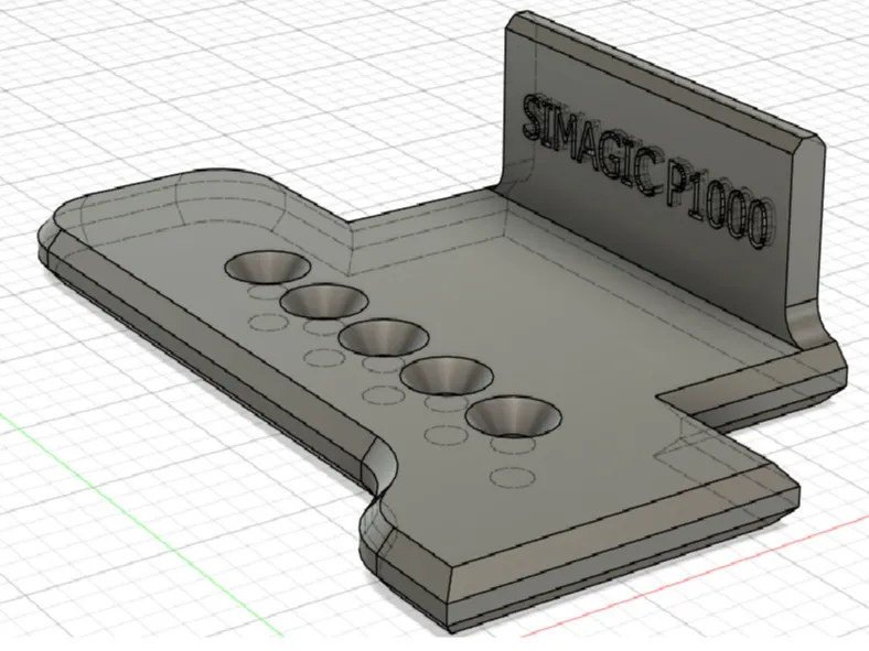 Simagic P1000 Long Throttle with Foot Rest
