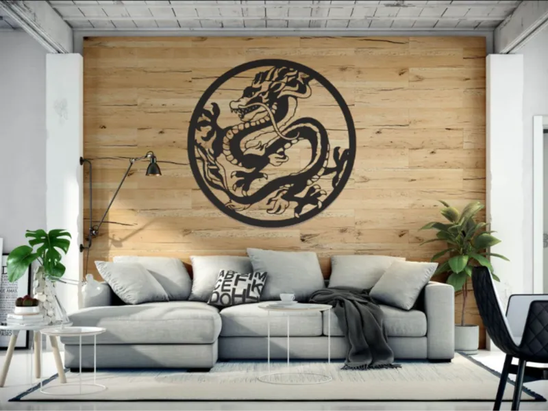 WallArt Dragon 004